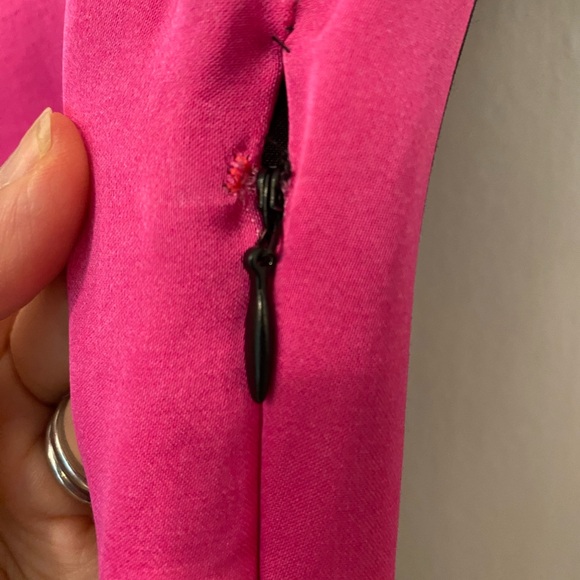 Christopher John Rogers x Target Pink and Black striped dress size 4 - Picture 5 of 7